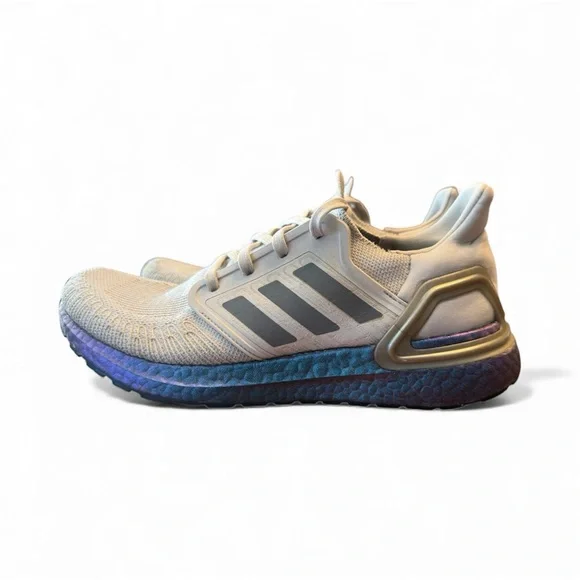 Adidas UltraBoost 20 Blue Boost ISS National Lab running shoe - size 9.5 - Picture 3 of 8